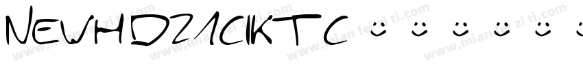 NewHD21CIKTC 字体字体转换